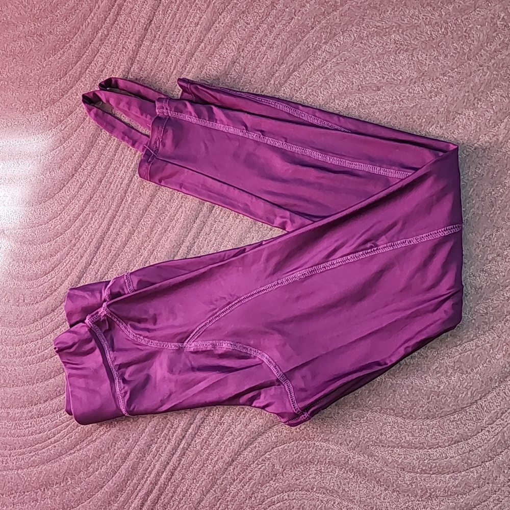 Purple Silky Legging
